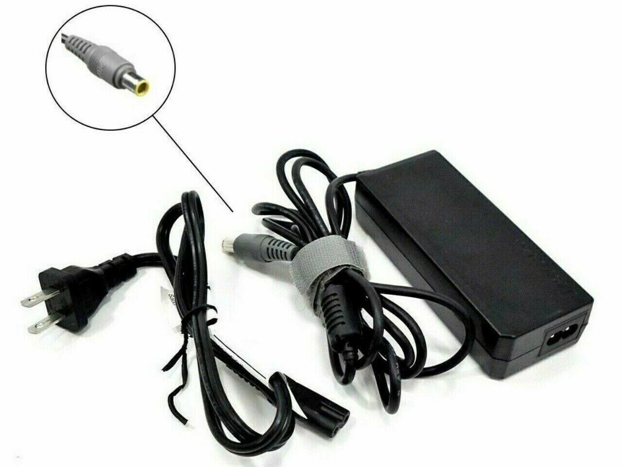 Genuine Lenovo ThinkPad Laptop AC Charger Power Adapter 65W 20V 3.25A ROUND TIP