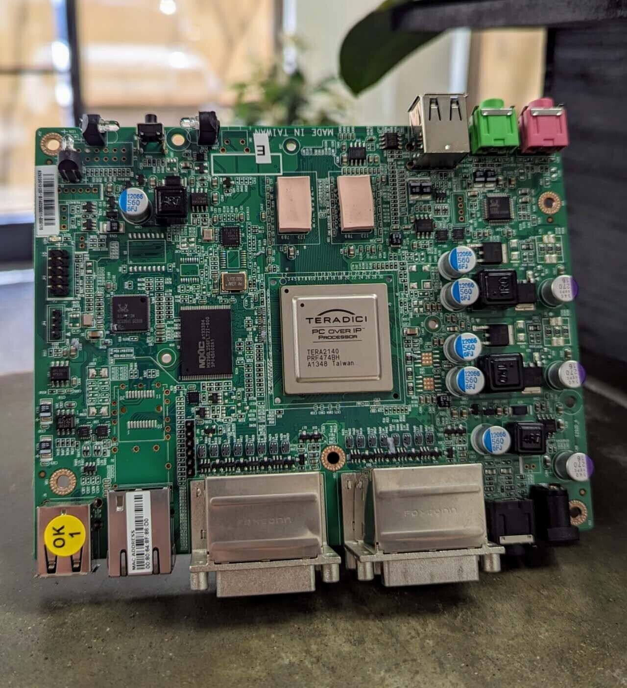 Teradici PCoIP Tiny Mini Motherboard SBC Quad DVI DELL PN 6XWTF TERA2140