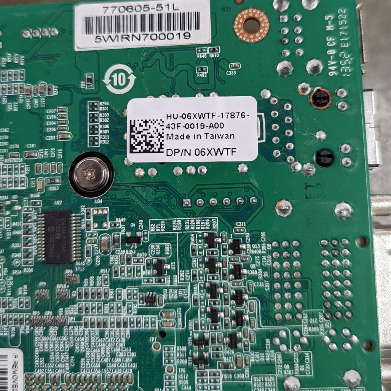Teradici PCoIP Tiny Mini Motherboard SBC Quad DVI DELL PN 6XWTF TERA2140