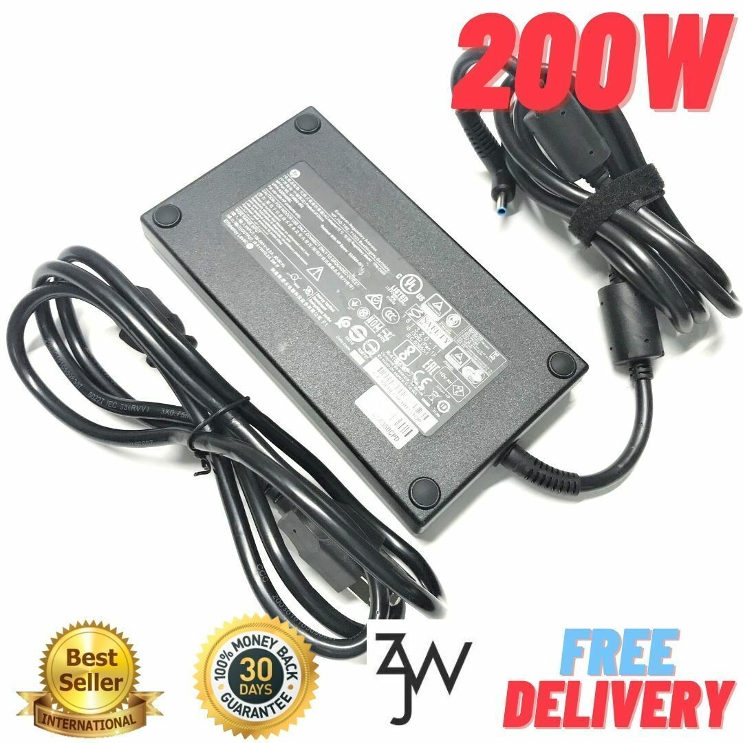 HP 200W Blue Tip AC Adapter Charger Power Supply 19.5V 10.3A 815680 928429-002