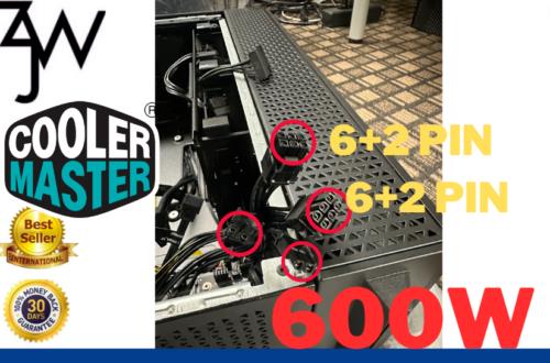 NEW Cooler Master 600 750 800W Gaming Power Supply 80Plus Gold Certified ATX PSU