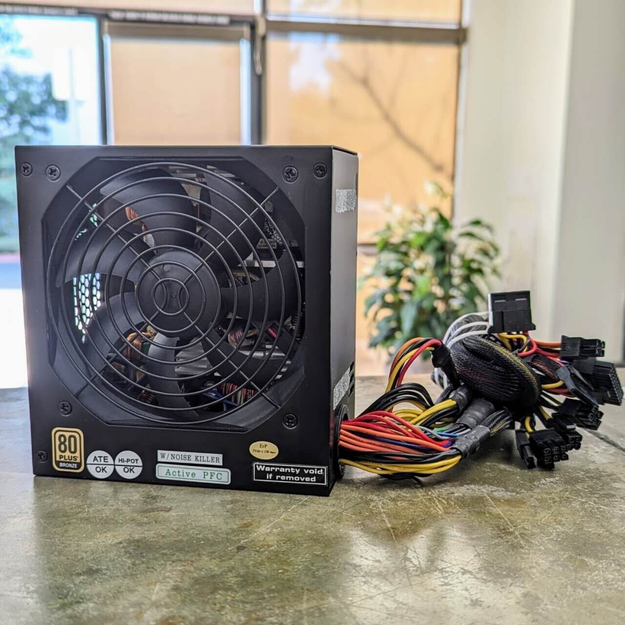 Refurbished Silverstone 600W 80 Plus Bronze ATX Power Supply PSU gaming silent