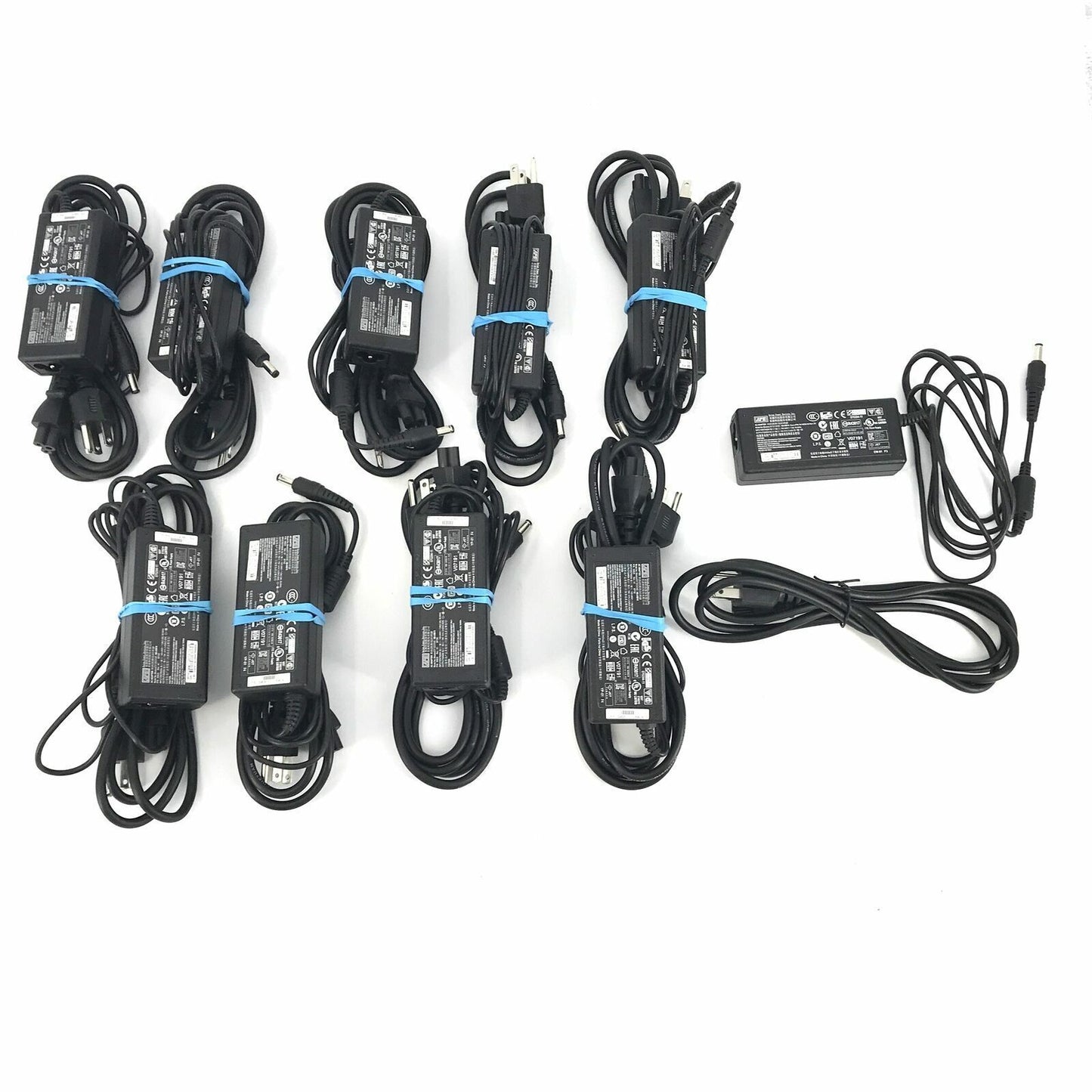 Lot of 10 APD AC Adapter NB-65B19 19V 3.42A 65W For Dell Wyze 59826