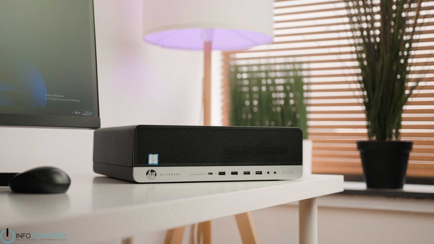 HP EliteDesk 800 G3 SFF i5-7600 16GB 512GB SSD PC WINDOWS 10 PRO WiFi