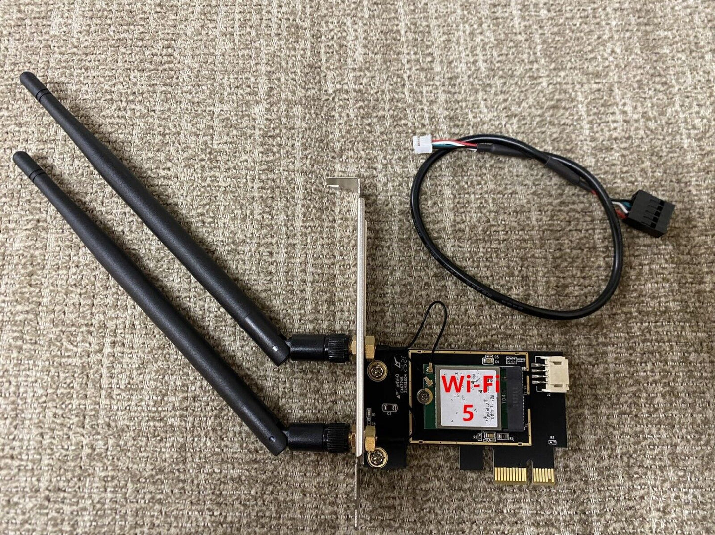 867Mbps PCI-E Wireless WiFi 5 Card Dual Band MU-MIMO Network Adapter for Desktop