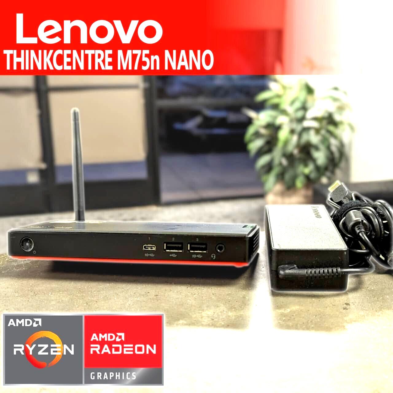 ThinkCentre M75n Nano MINI PC Desktop Ryzen 5 3500U 8GB Vega 8 128GB Win11 WIFI