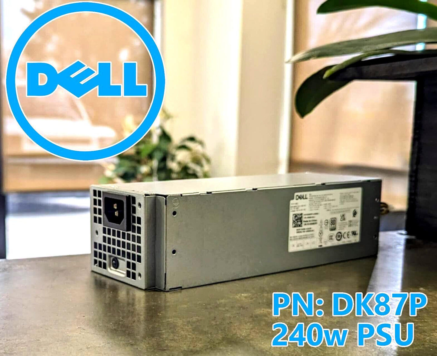 Dell Optiplex 240W 3050 7050 SFF MT Power Supply DK87P 0DK87P 22M8Y