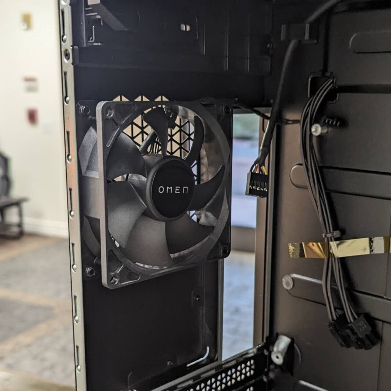 HP Omen 30L ATX Gaming PC Case RGB w/ cooler master 800w 80 plus Gold PSU & fans