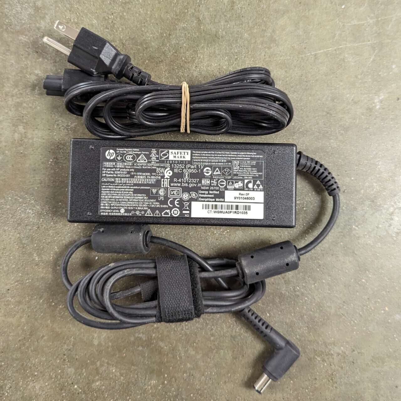 LOT 10 HP 85w 19.5 4.36A Efficiency VI Charger Thin Client Power Adapter