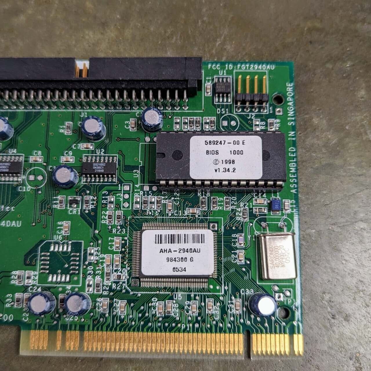 Adaptec AHA-2940AU SCSI 967106-00 PCB Card GX 211-V0