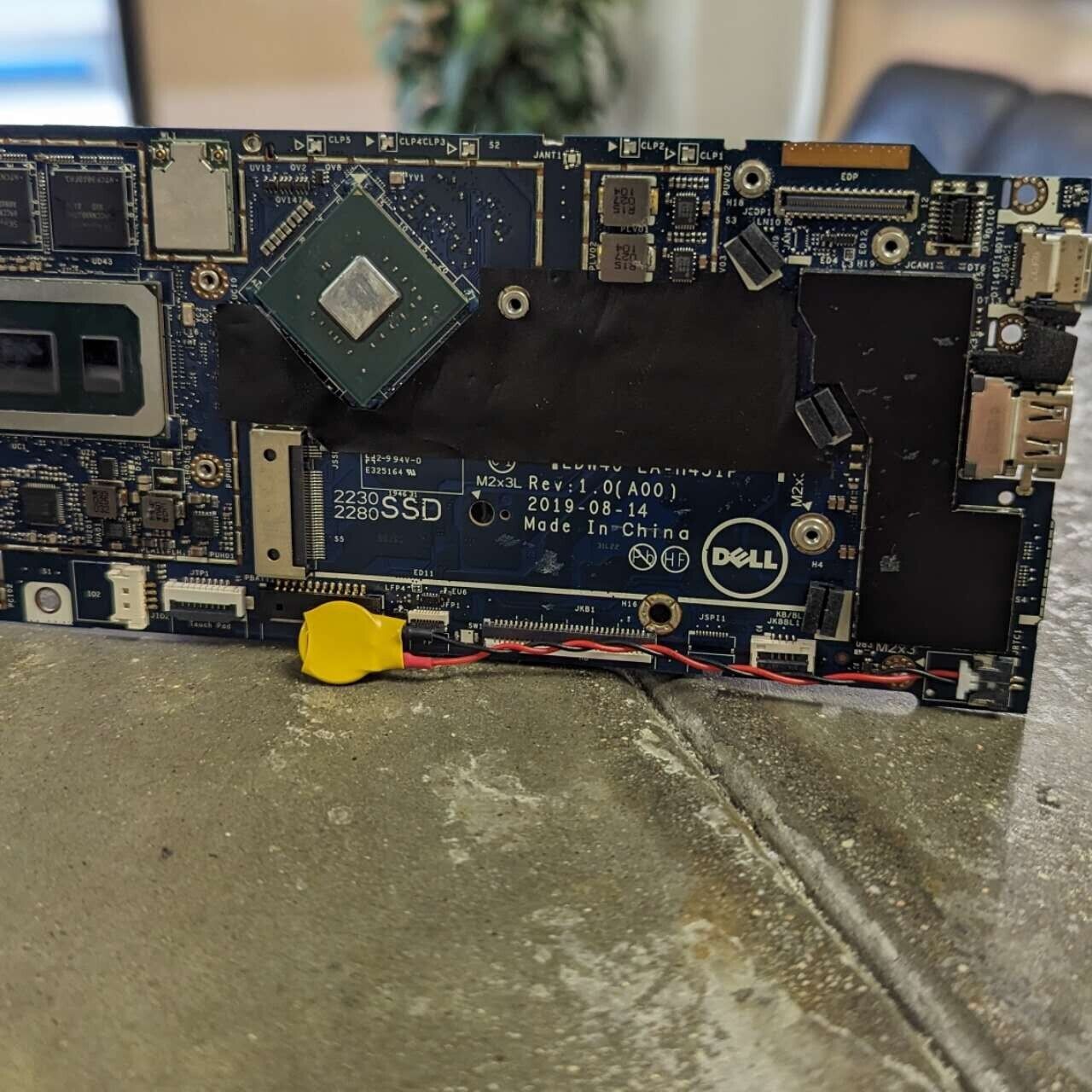 DELL Inspiron 7490 Motherboard LA-H451P M8T87 I5-10210U CPU DIS UMA 0RXFF