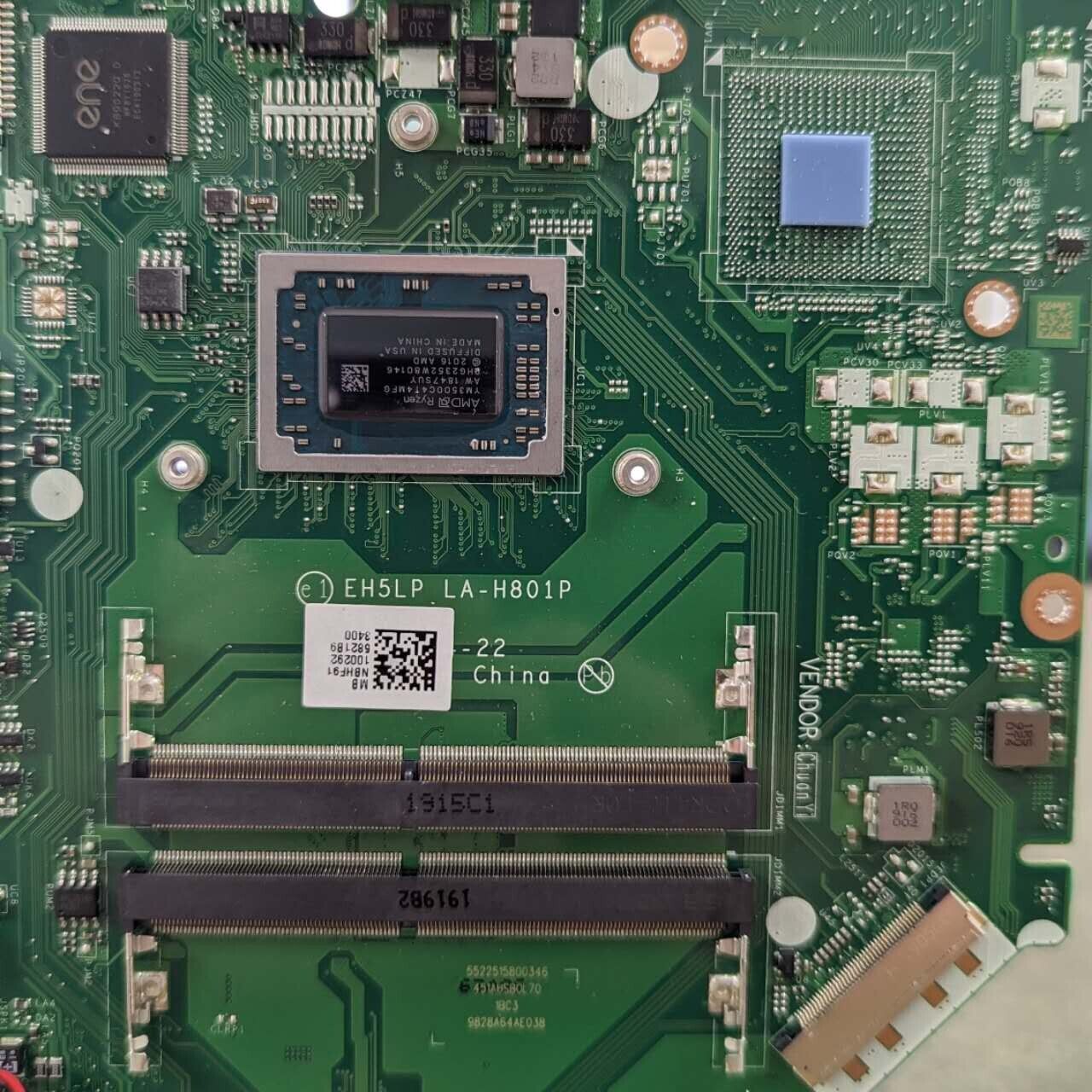 Acer Aspire A515-43G A515-43 Motherboard With AMD Ryzen 5 3500U LA-H801P NBHF911
