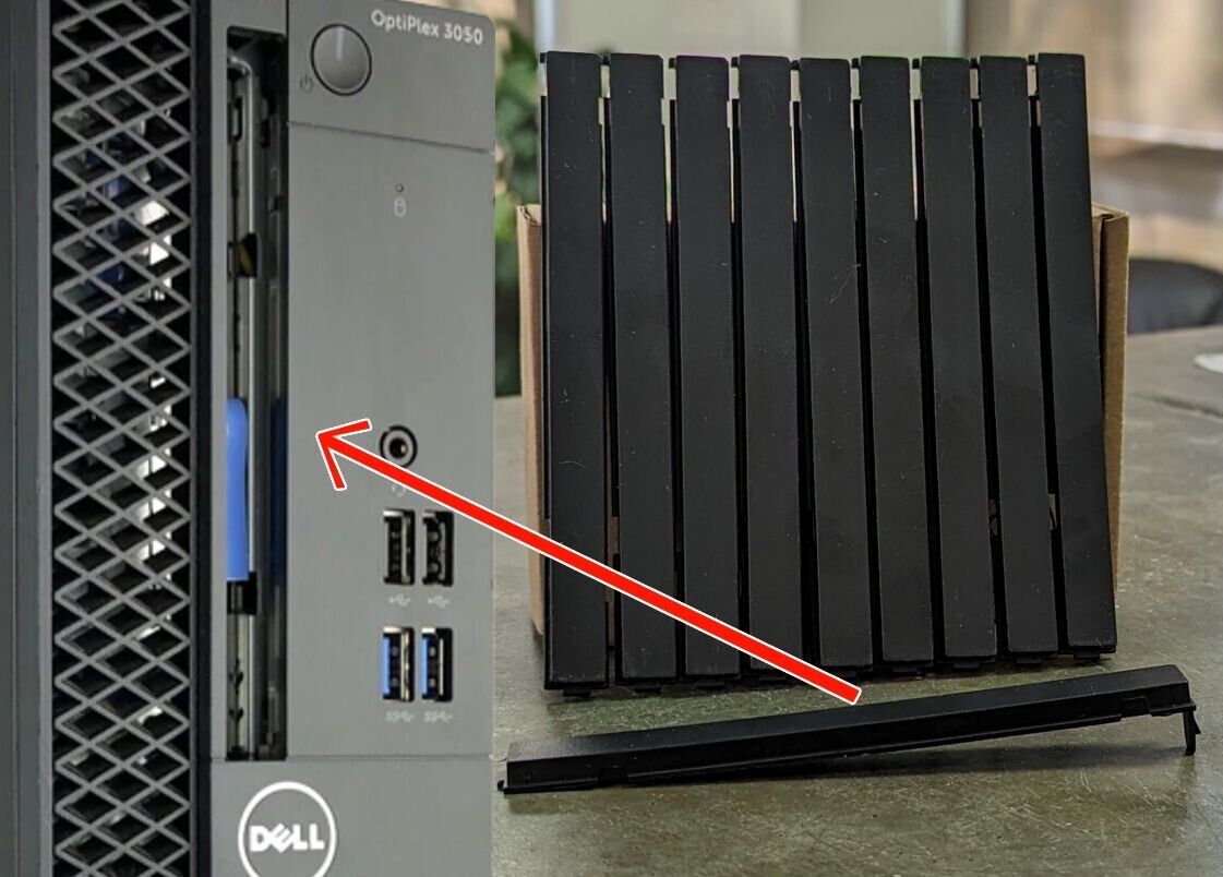 LOT 50 DVD drive ODD panel bay cover Dell Optiplex 3040 5040 7040 SFF MT Bezel