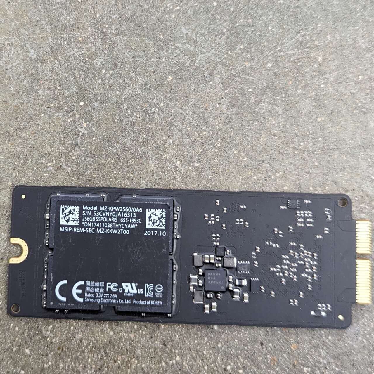 Samsung Apple 256GB SDNEP 655-1838C Internal SSD MZ-KPW2560/0A6