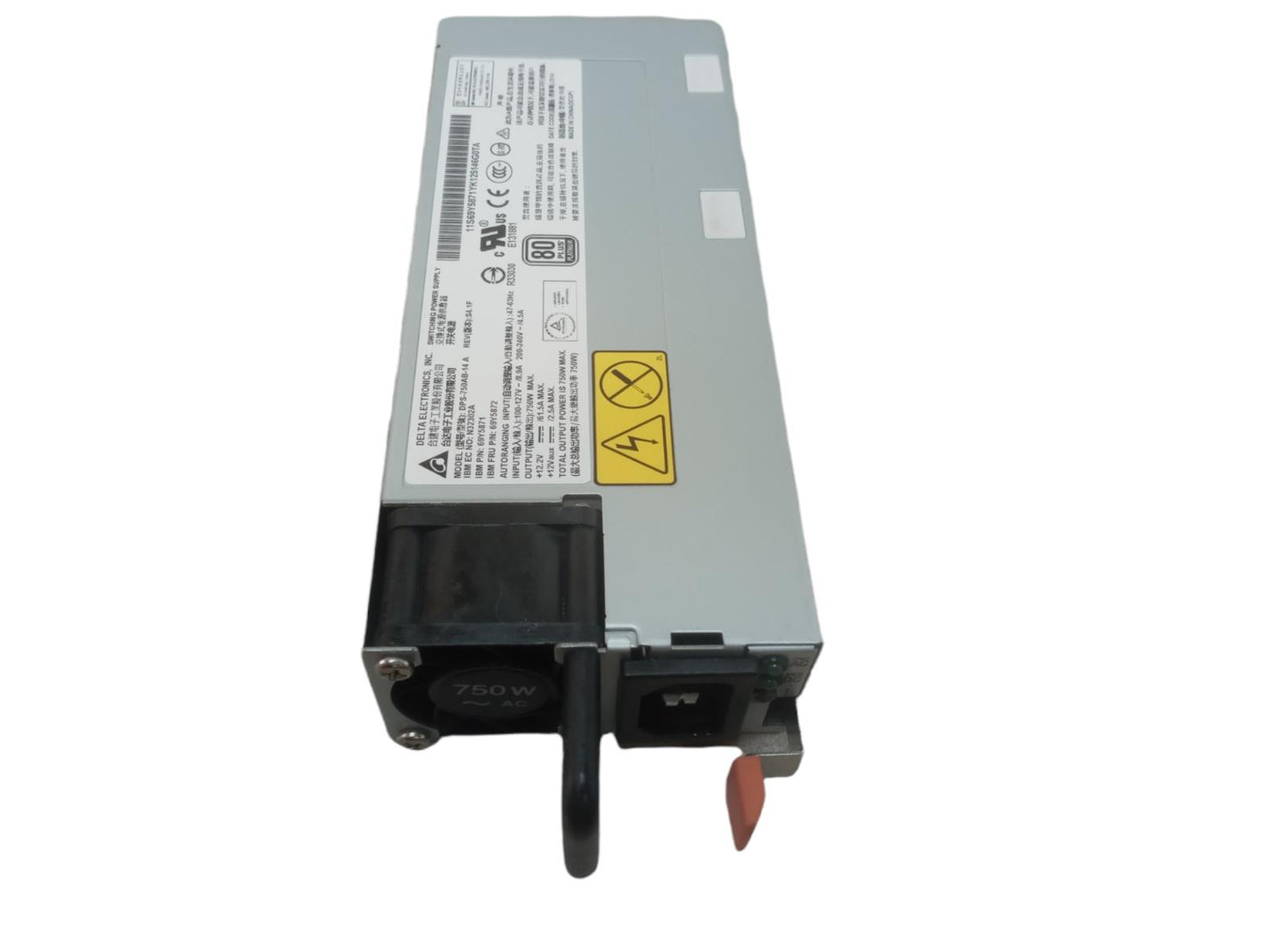 LOT 2 IBM 69Y5872 750W X3650 M4 Power Supply 69Y5871 Delta Electronics DPS-750AB