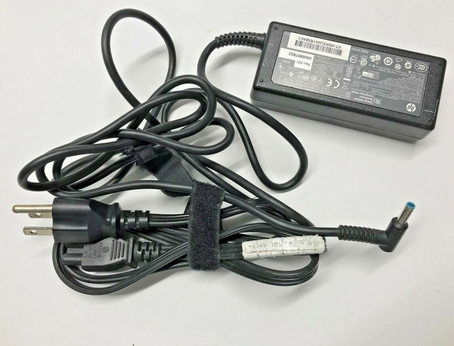 HP Laptop AC 65W Adapter Power 3.33A Charger 19.5V Power Cord Blue tip FAST
