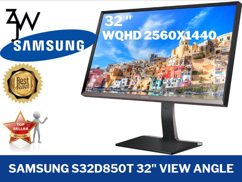 Samsung S32D850T 32" inch 2K 2560x1440 Widescreen LCD Gaming Monitor DP HDMI