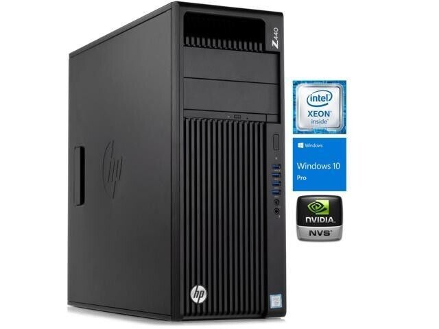 HP Z440 Gaming PC PC 8-Core E5-1660 V3 GTX1070 64GB RAM 960GB SSD WIN10 WiFi