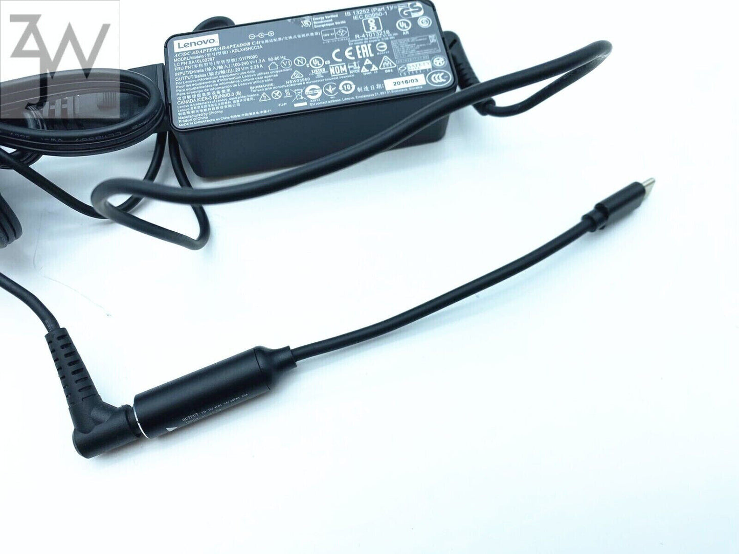 45W USB-C Type-C AC Adapter Laptop Charger For Lenovo ThinkPad T480 T480S E485