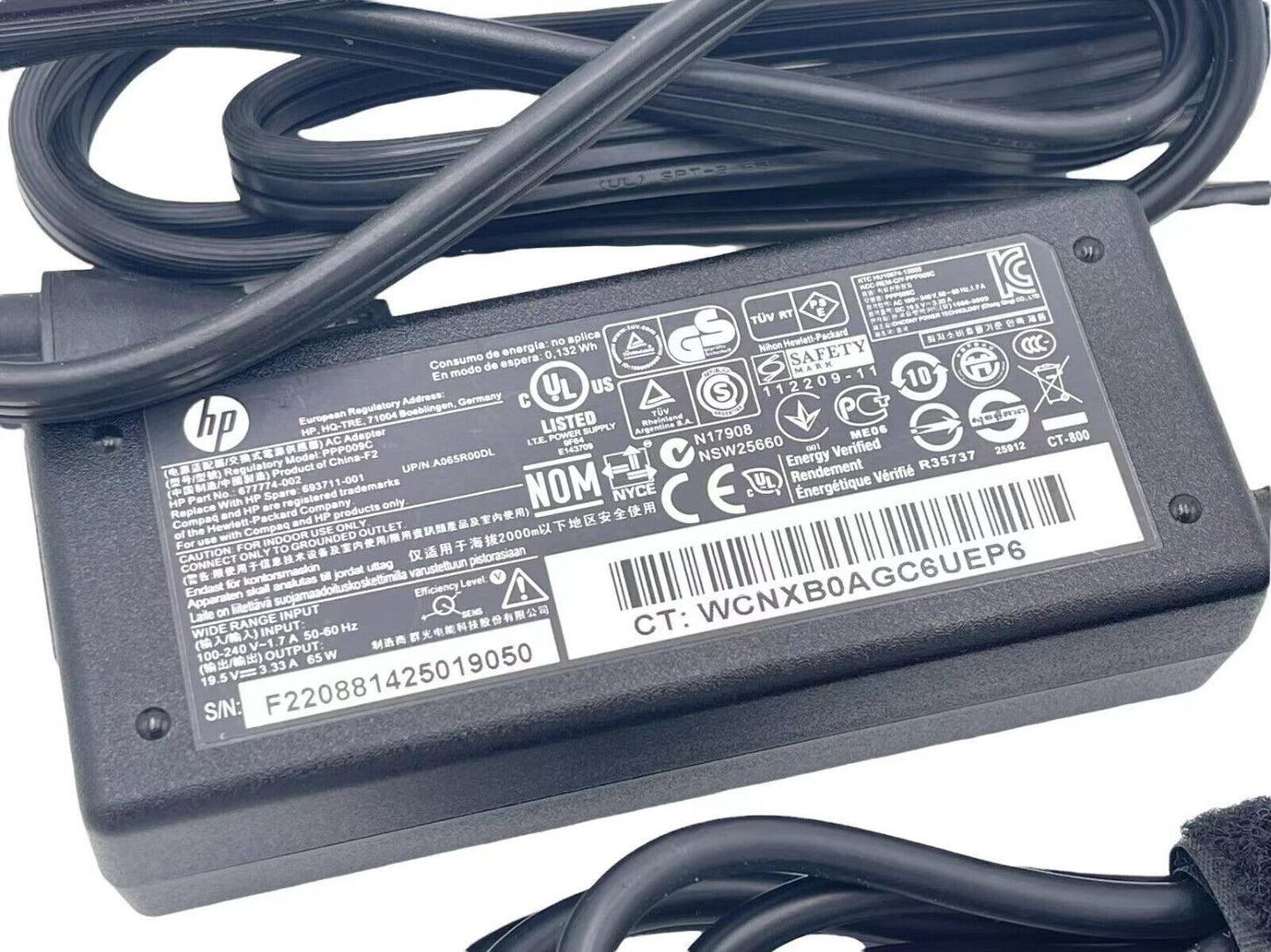 Genuine HP EliteDesk 705 800 G1 G2 G3 AC Adapter Power Supply 65W 90W 120W