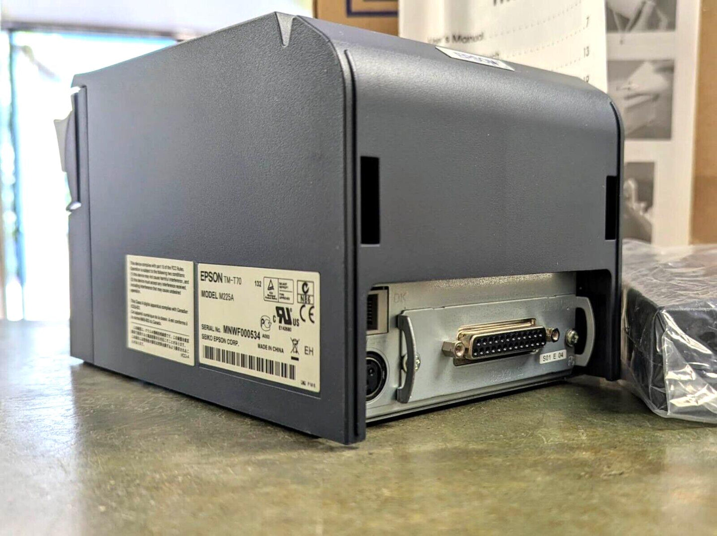 Epson TM-T70 POS Thermal Receipt Printer Model M225A C31C637134