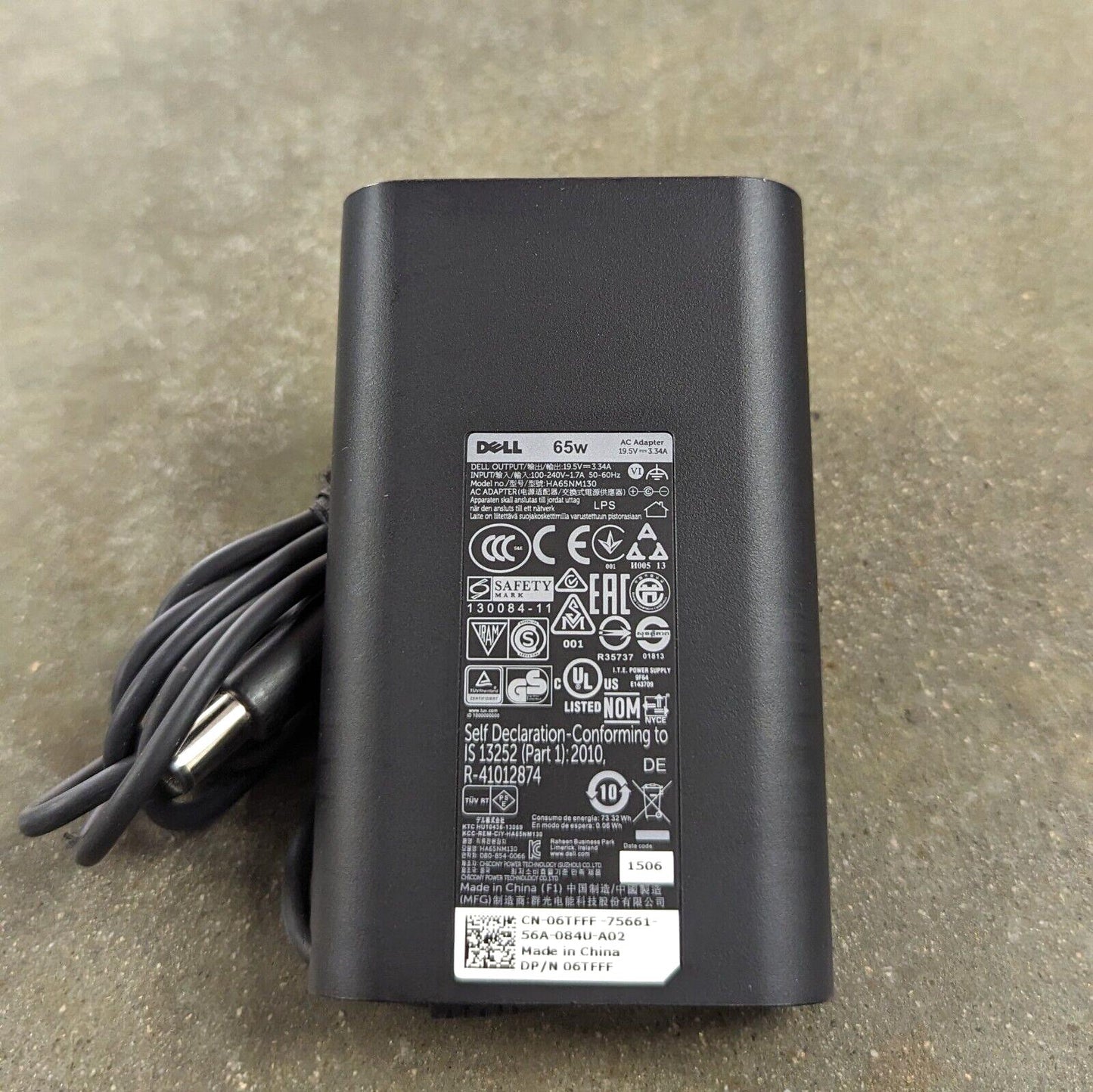 OEM DELL 65W AC Adapter Charger 7.4mm Latitude 7490 7480 E7440 E7450 E7470 E7270