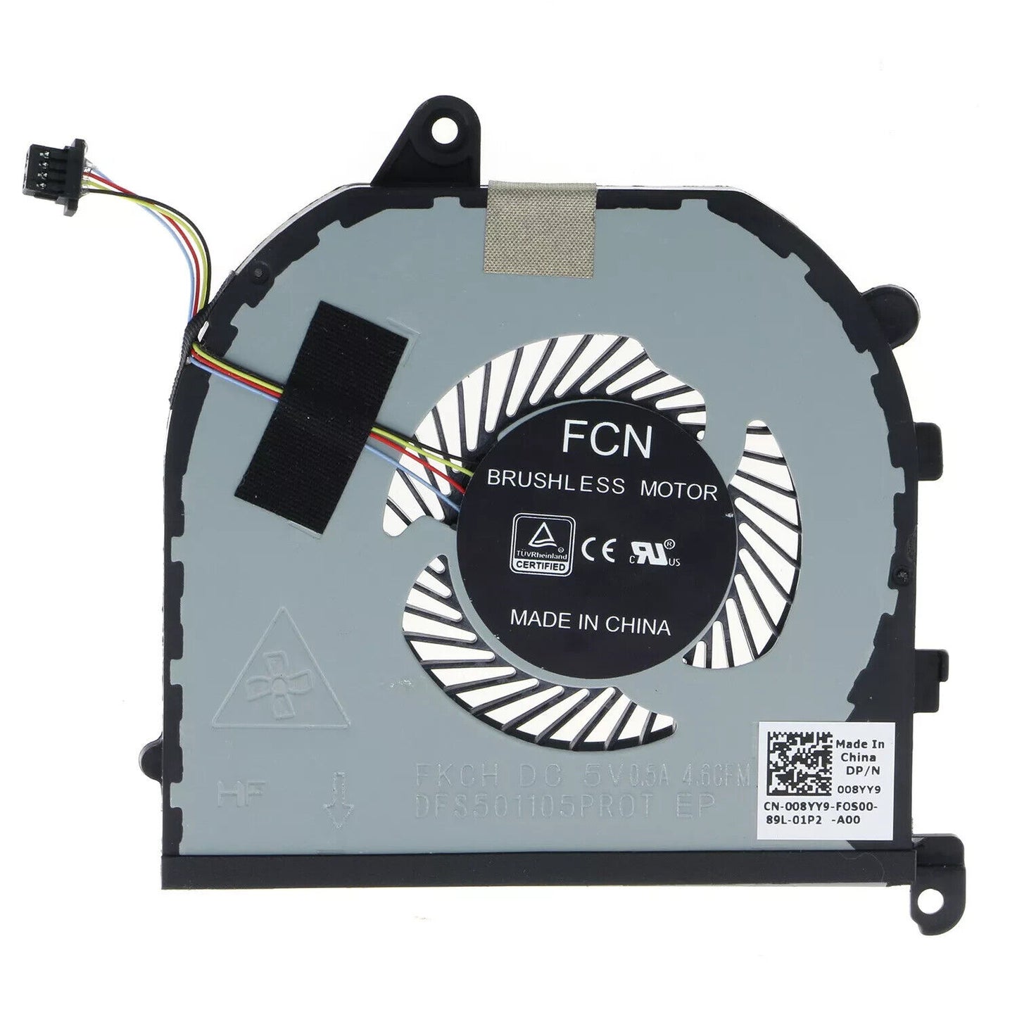 NEW CPU GPU Cooling Fan For Dell XPS 15 9570 TK9J1 08YY9 L+R FAN