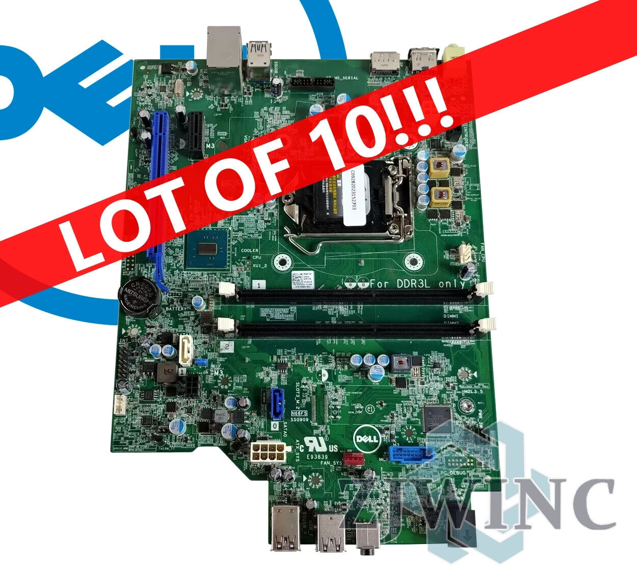 LOT of 10 Dell OptiPlex 3040 SFF LGA 1151 DDR3L Desktop Motherboard 5XGC8