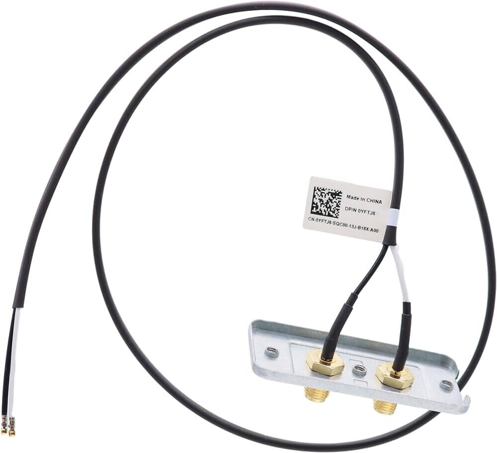 NEW OEM Dell Optiplex 7090 7080 5090 5080 3090 M.2 Wifi Antenna kit YFTJ6