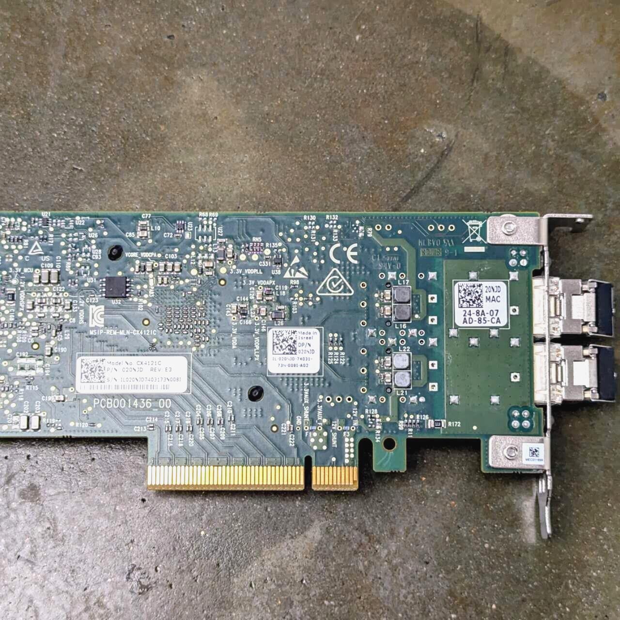 DELL 020NJD MELLANOX 25GBE CONNECTX-4 LX ADAPTER - CX4121C