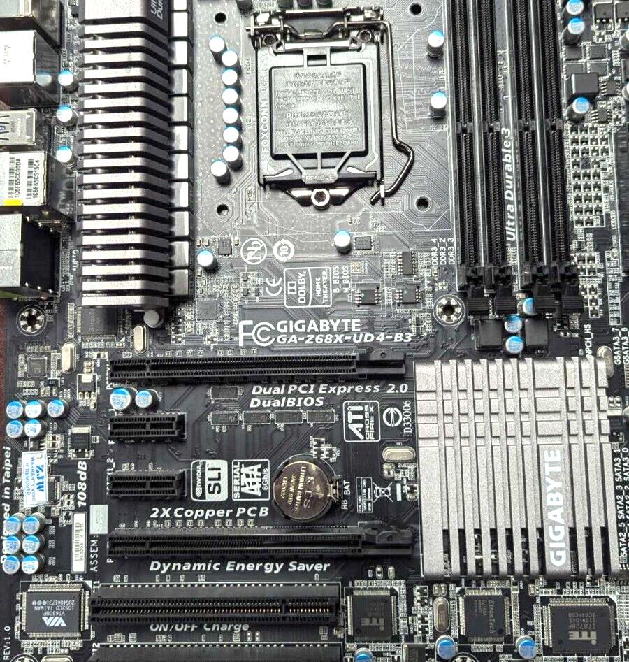 GIGABYTE Motherboard GA-Z68X-UD4-B3 LGA 1150 DDR3
