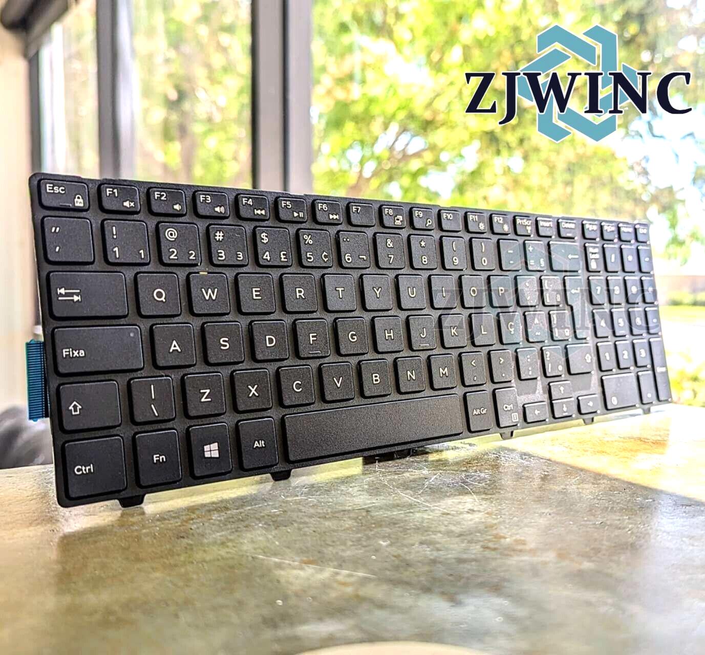 TTRTV Non-Backlit Keyboard for Dell Inspiron 5551 5552 5555 5558 5559 5566 Braz