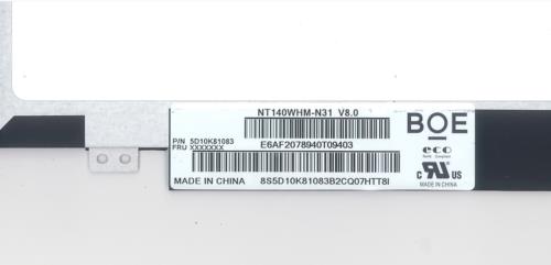 New NT140WHM-N31 Replacement LCD Screen for Laptop LED HD 1366x768 Display