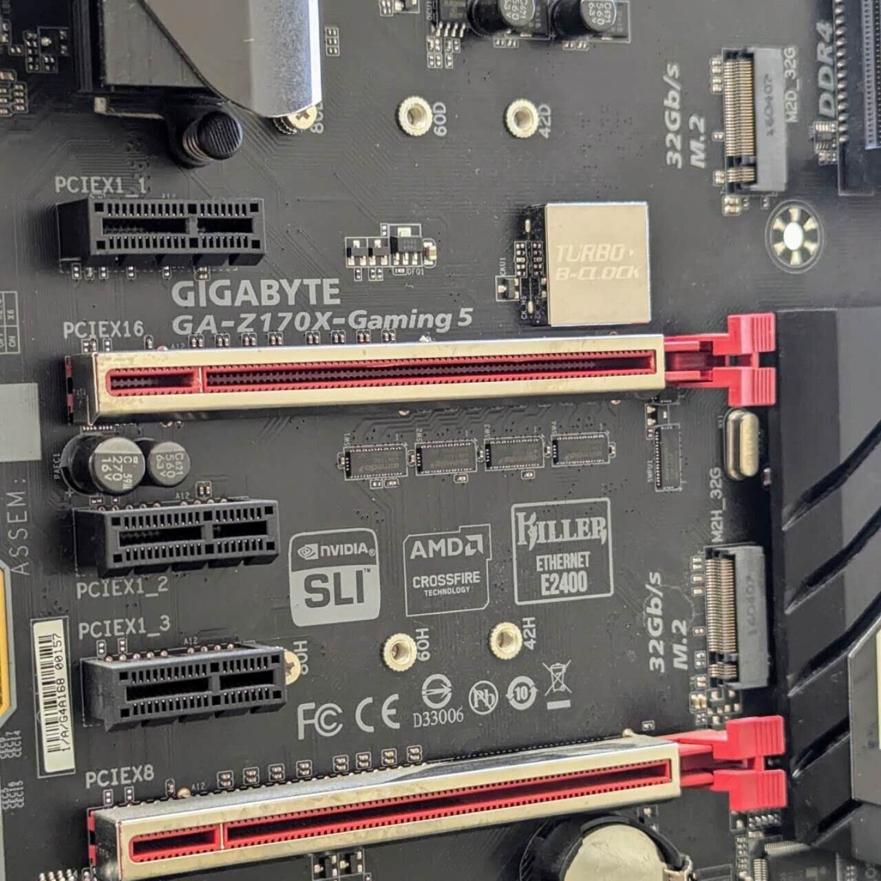 Gigabyte GA-Z170X-Gaming 5 ATX Motherboard LGA 1151 w/ I/O Shield