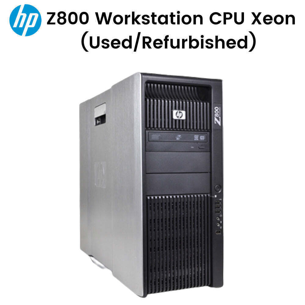 HP Z800 Workstation Xeon 2X X5687 Dual CPU 3.6GHz 128GB RAM 1TB SSD R5-340 wifi