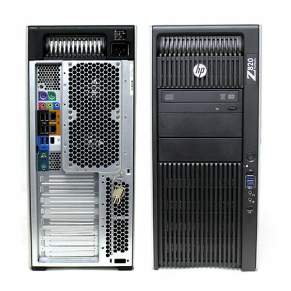 HP Z820 Workstation Xeon 2X E5-2697 V2 24CORES 128GB 256GB SSD+4TB Q410 wifi