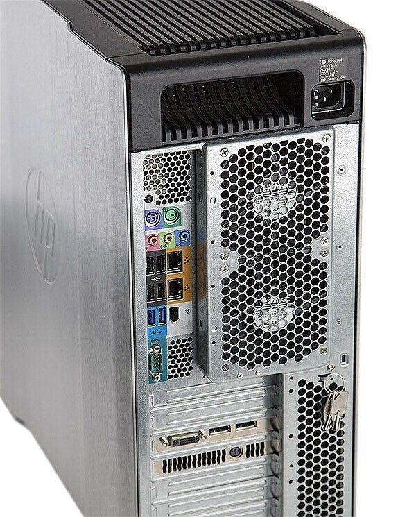 HP Z820 Workstation Xeon 2X E5-2697 V2 24CORES 128GB 256GB SSD+4TB Q410 wifi