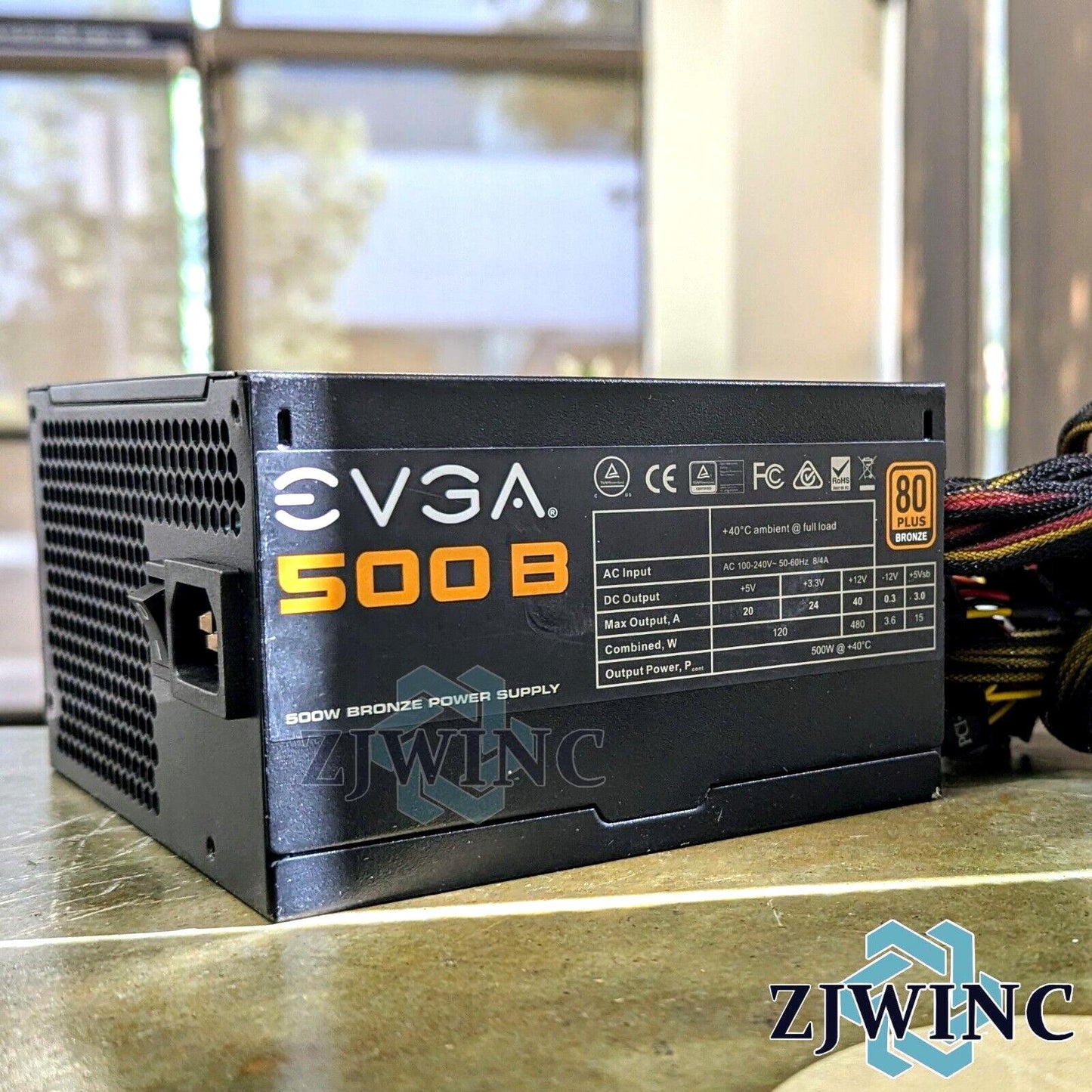 EVGA 500B 500w Gaming Power Supply PSU 80 PLUS BRONZE Certified - FREE SHIPPING