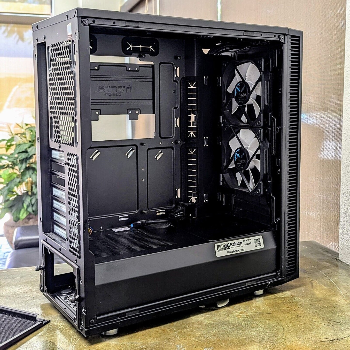 Fractal Design Define C | Silent Dust Proof Gaming PC Case FDCADEFCBK w/ Fans