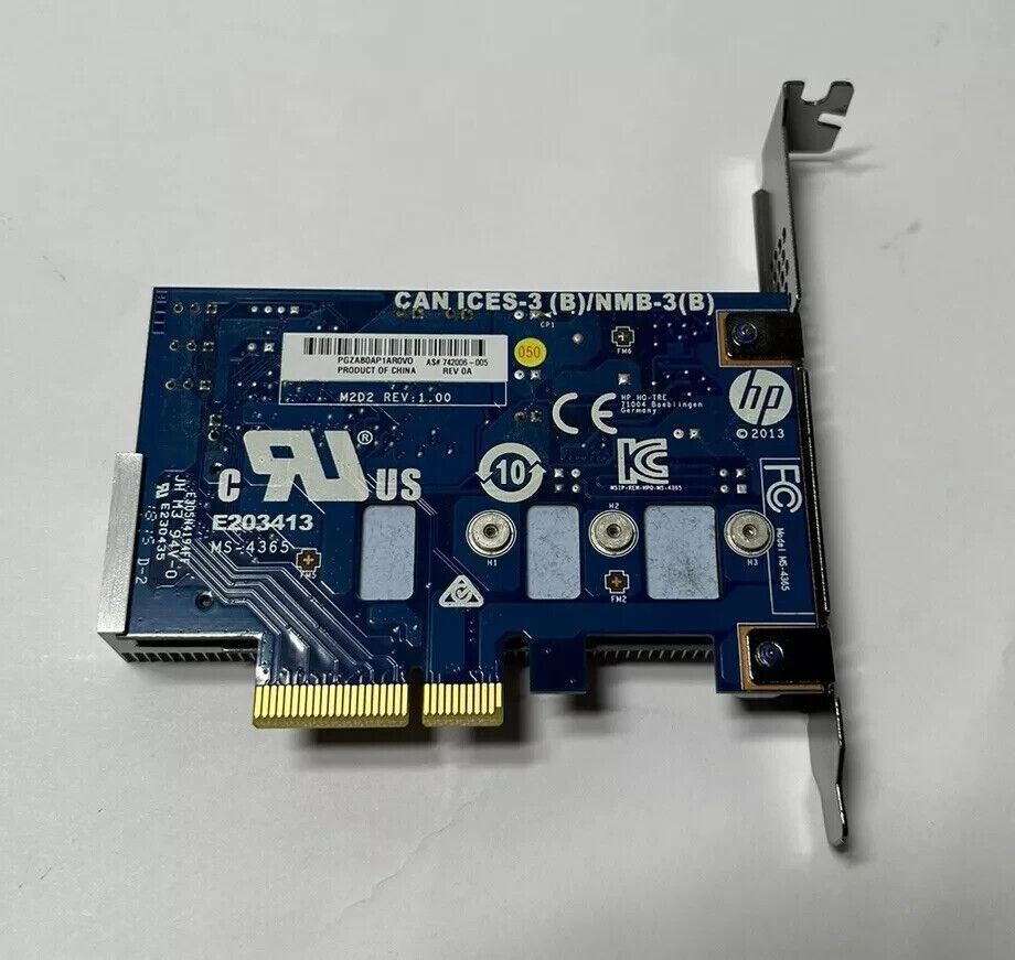 HP Z Turbo Drive G2 M.2 PCIe Adapter Card 742006-005 - Tested