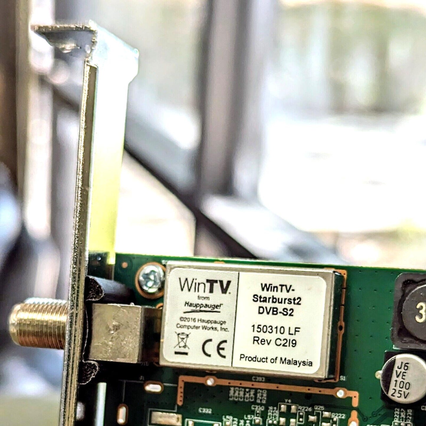 Hauppauge WinTV Starburst 2 DVB-S2 HD Live Satellite TV HDTV PCIe Capture Card