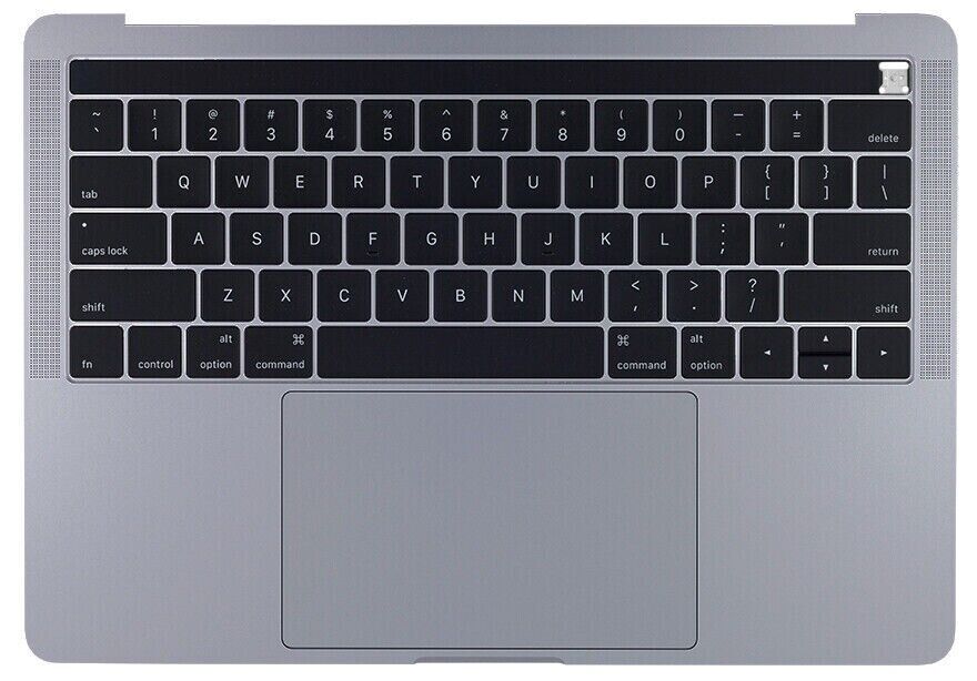 OEM Top Case Palmrest + Keyboard + Touchpad For 13" MacBook Pro A1706 Space Gray