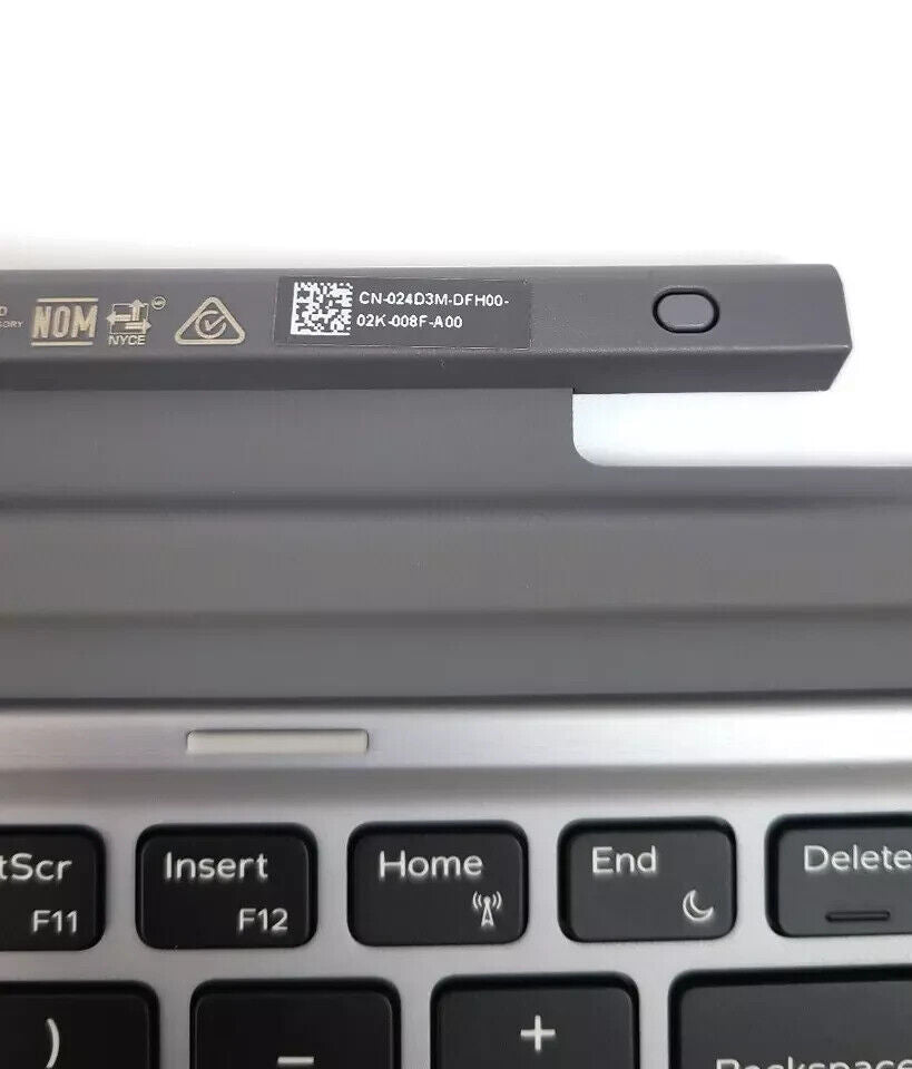 Genuine Dell Latitude 7200 7210 2-in-1 Tablet Mobile Keyboard Backlit K18M 24D3M