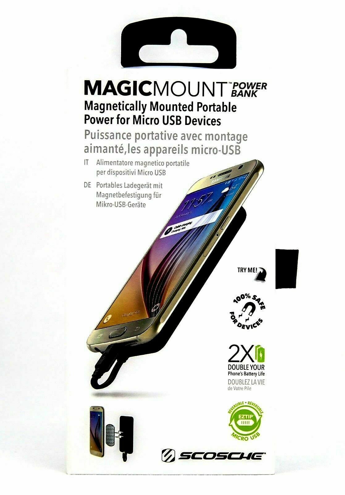 Power Bank Micro USB Charging Portable External Battery Backup For Cell Phone