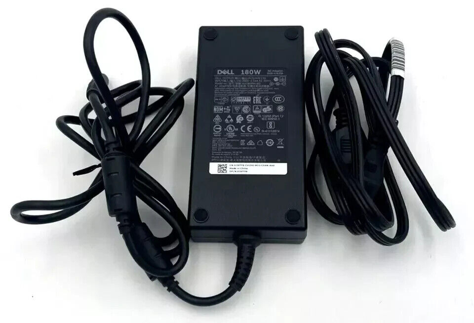 OEM Dell 19.5V 9.23A 180W Precision Alienware AC Adapter w/Cord