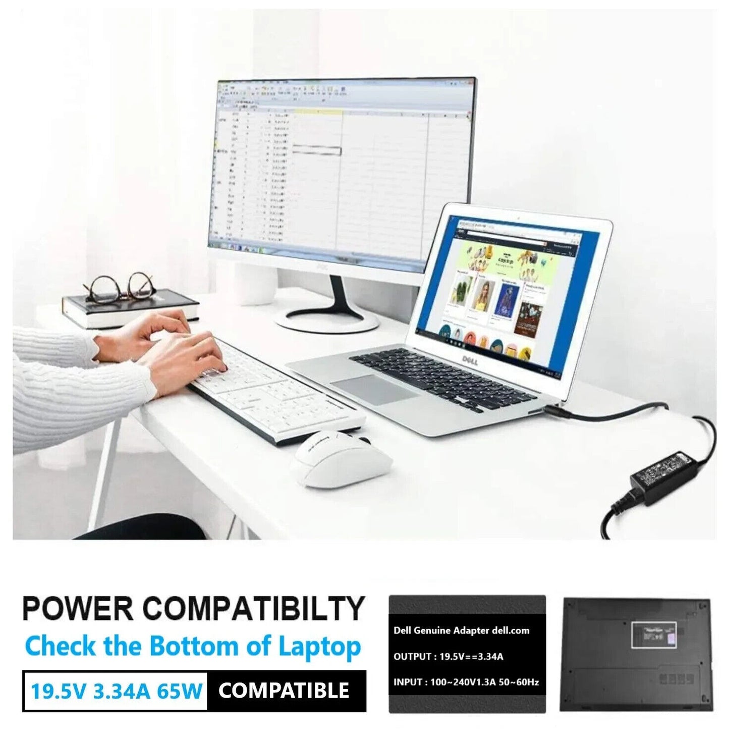 45W AC Charger Adapter For Lenovo Ideapad 330S-15IKB 81F5018EUS 81F5 Genuine