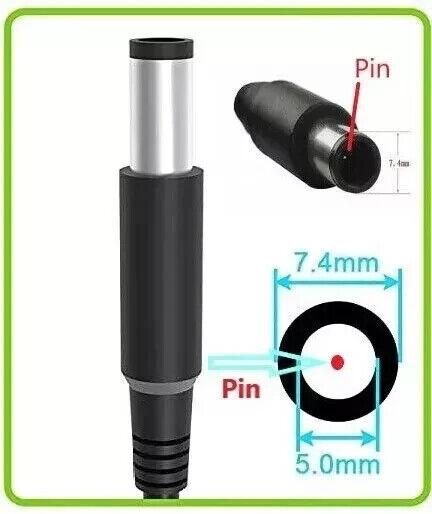 Original Dell Latitude 5480 5580 7280 7480 7490 65W AC Adapter Charger Power