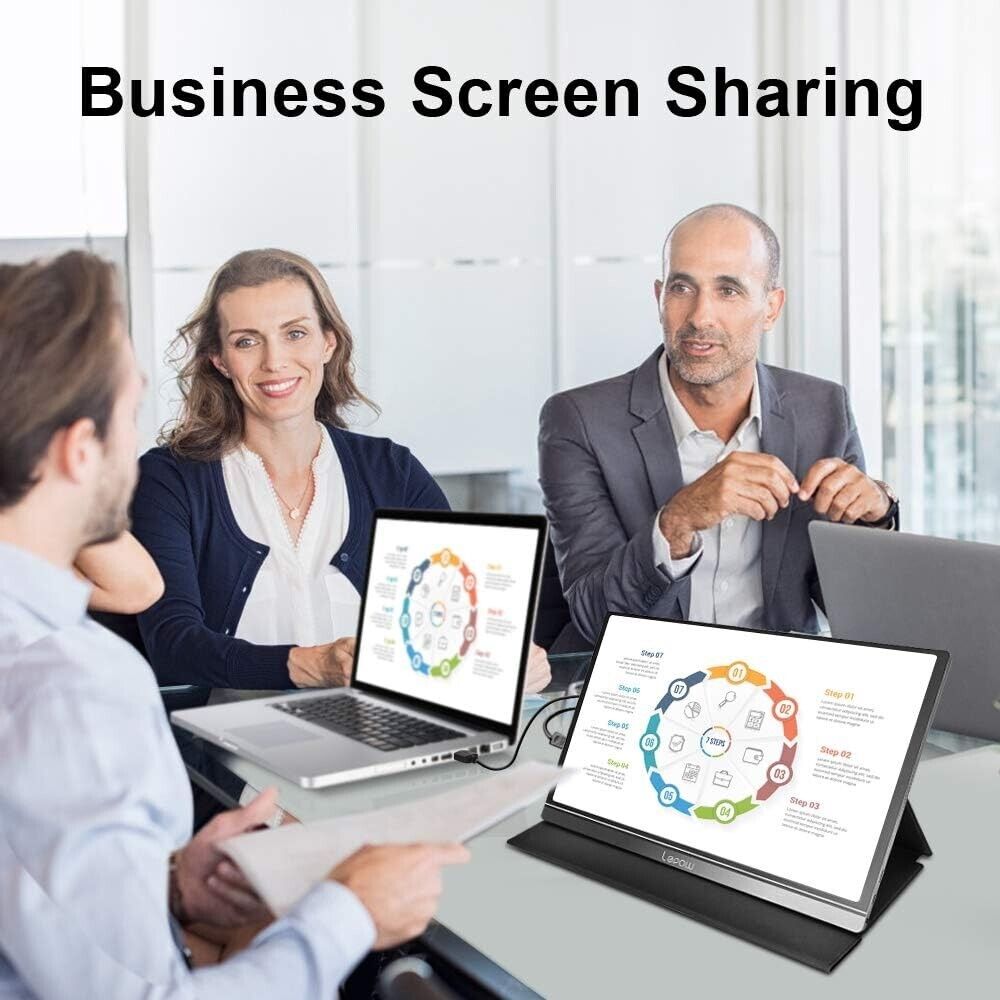 15.6" Portable Monitor 300 cd/m² Screen USB C Display HDMI 1920*1080 1200:1
