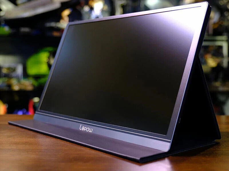 LEPOW Portable Monitor 15" FHD 1080P External Second Monitor HDMI USB-C 60hz B