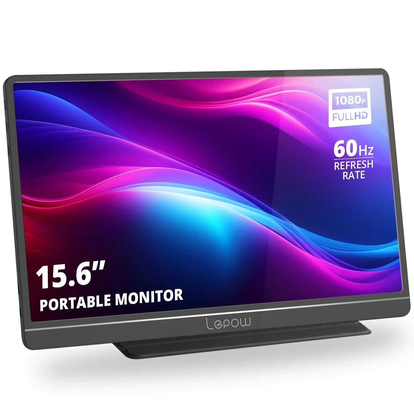Portable External Monitor 15 INCH USB-C HDMI Gaming IPS Display Screen Speaker
